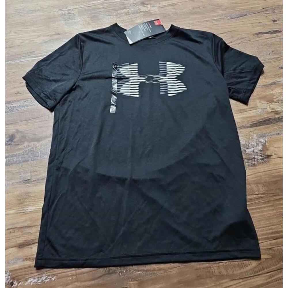 Designer Boys Large clothes Under Armour Shirt black drifit